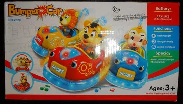 Giocattolo di plastica «Bumper Car» — foto 2 dell'alert A12/1684/16