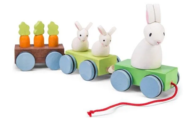 Treno giocattolo in legno «Bunny Train» — foto 2 dell'alert A12/0182/18