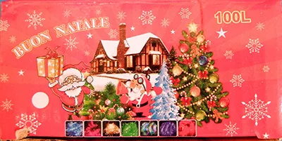 Catena di illuminazione «BUON NATALE 100L» — foto 1 dell'alert A12/00240/23