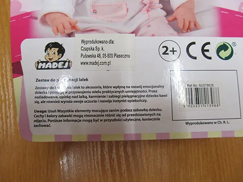 Giocattolo di plastica «Buteleczka dla Amelki» — foto 3 dell'alert A12/00012/23