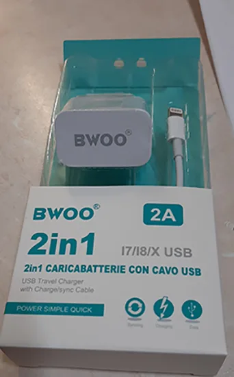 Caricabatterie USB «BWOO 2 in 1» — foto 2 dell'alert A12/00034/22
