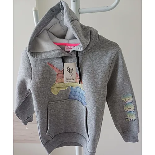 Felpa con cappuccio per bambini «By-Gri»