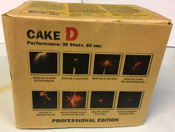 Fuochi d'artificio «CAKE D» — foto 1 dell'alert A11/0056/19