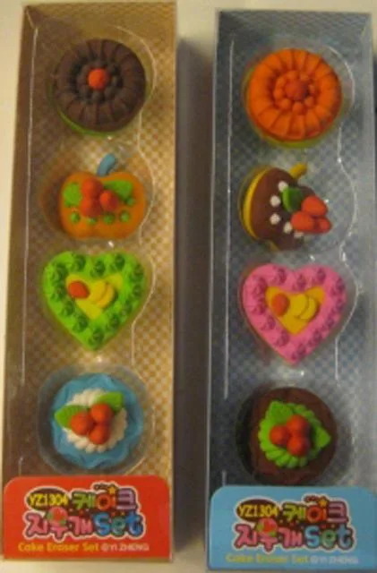 Set di Eraser «Cake Eraser Set» (YI ZHENG)