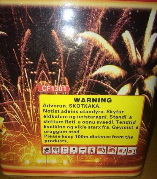 Fuochi d'artificio «CAKE» — foto 3 dell'alert A12/1538/16
