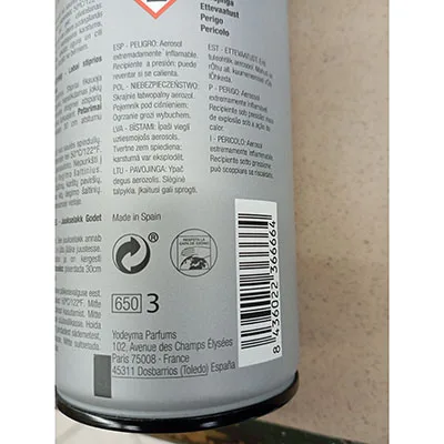 Spray per capelli «CALIDAD PROFESIONAL, značka GODET» — foto 4 dell'alert SR/00787/25