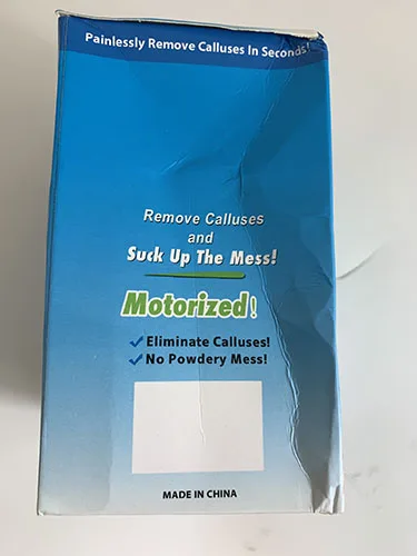 Rimozione di calli elettrici «Callus remover with built-in vacuum» — foto 2 dell'alert A12/02835/23