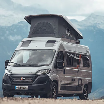Furgone per camper «CAMPEO, ELEGANCE, LIMITED, LINEO, LYSEO, TRAVEL VAN» (Bürstner)
