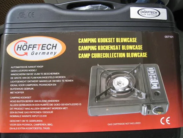Stufa a gas «Camping Kookset Blowcase» — foto 2 dell'alert A12/0547/14