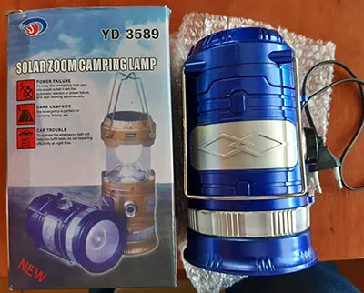 Lampada da campeggio «CAMPING LAMP SOLAR ZOOM» — foto 1 dell'alert A12/01488/22