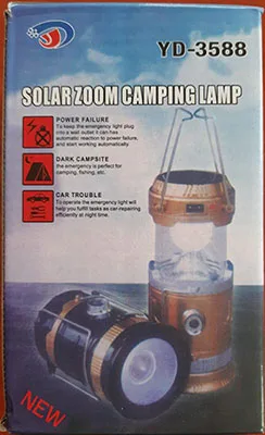 Lampada da campeggio «CAMPING LAMP SOLAR ZOOM» — foto 2 dell'alert A12/01488/22