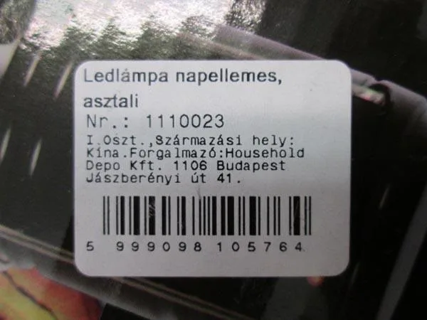 Lampada a LED portatile «Camping Lantern» — foto 2 dell'alert A12/0258/18