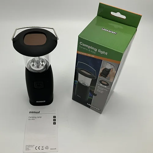 Lanterna da campeggio «Camping Light Dynamo & Solar» — foto 2 dell'alert SR/03206/25