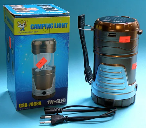 Lampada a LED portatile «CAMPING LIGHT» — foto 3 dell'alert A12/00740/21