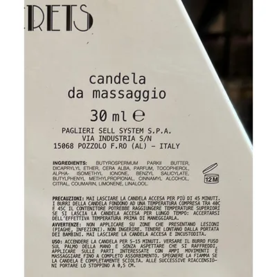 Candela «Candela da massaggio» (Parah)