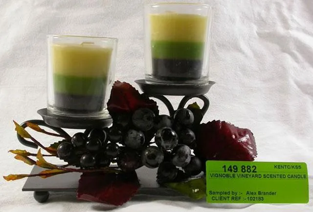 Candele – Raccolta dell'uva gamma doppia candela vocale (Clair de Lune)