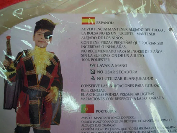 Costume per bambini «CAPITÁN PIRATA» (CHANG HONG)