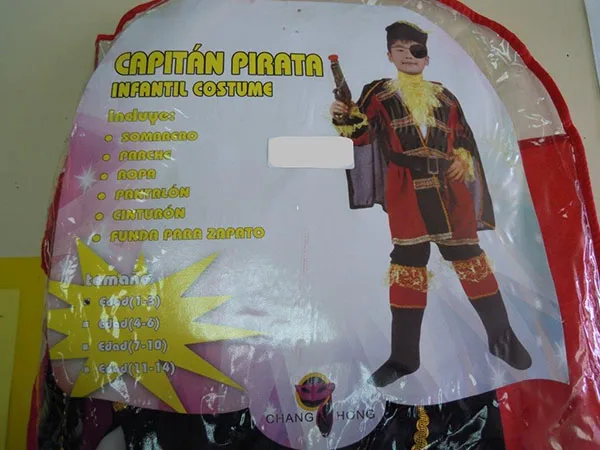 Costume per bambini «CAPITÁN PIRATA» — foto 2 dell'alert A12/01470/22