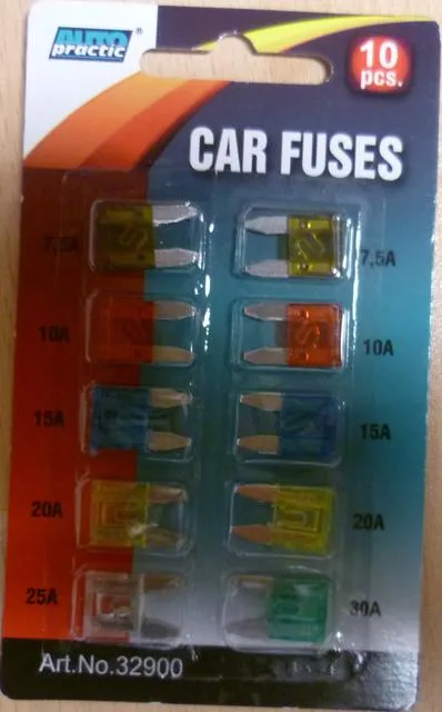 Fusibili in miniatura per veicoli a motore «Car Fuses» — foto 1 dell'alert A12/1880/14