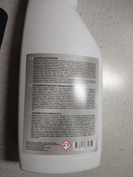 Pulitore ruote auto «Car Wheels Cleaner» — foto 2 dell'alert A12/00142/23