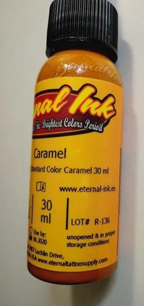 Inchiostro del tatuaggio «CARAMEL» — foto 2 dell'alert A12/0174/19