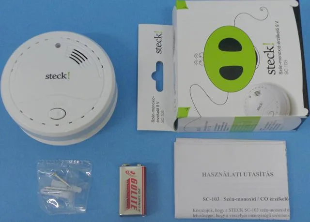 Rilevatore di monossido di carbonio «Carbon Monoxide Alarm 9V» (Steck!)