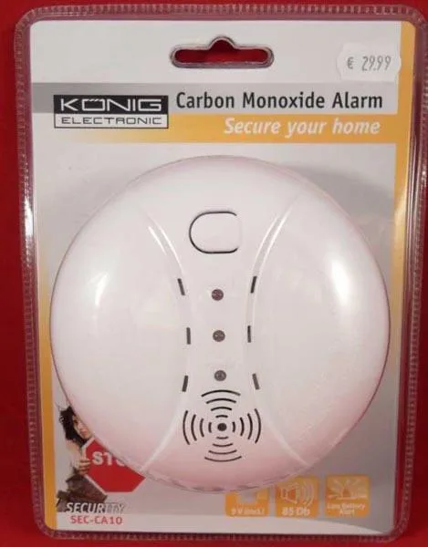 Rilevatore di monossido di carbonio «Carbon Monoxide Alarm» (König Electronic)