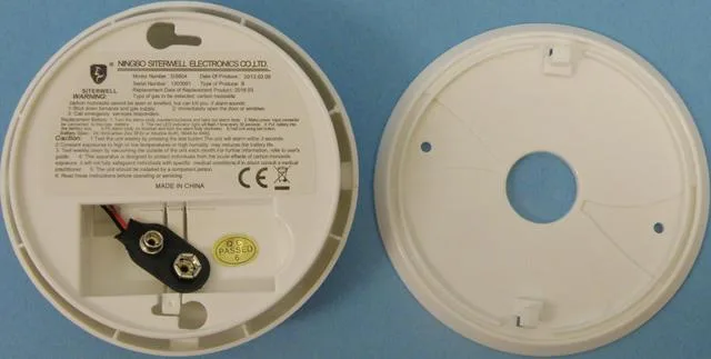 Rilevatore di monossido di carbonio «Carbon monoxide alarm (on the product); CO Sensor (on the packaging)» — foto 2 dell'alert A12/0874/14