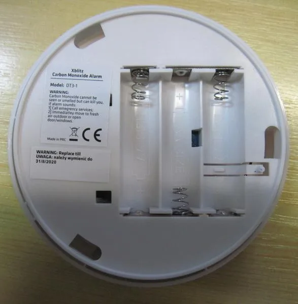 Rilevatore di monossido di carbonio «Carbon Monoxide Alarm» — foto 2 dell'alert A12/0446/19