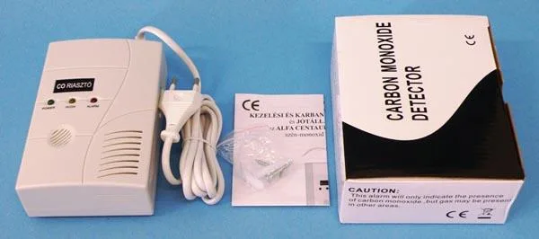 Rilevatore di monossido di carbonio «Carbon Monoxide Detector / CO riasztó» (Alfa Centauri)
