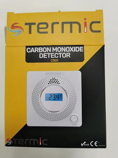 Rilevatore di monossido di carbonio «Carbon monoxide detector» (Termic)