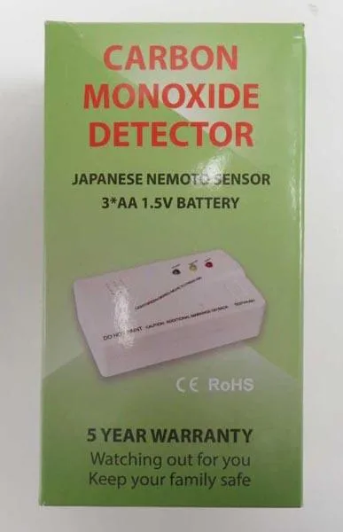 Rivelatore di monossido di carbonio «CARBON MONOXIDE DETECTOR» (Unknown)