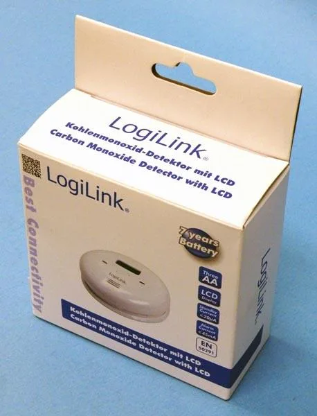 Rivelatore di monossido di carbonio «Carbon Monoxide Detector with LCD» (Logilink)