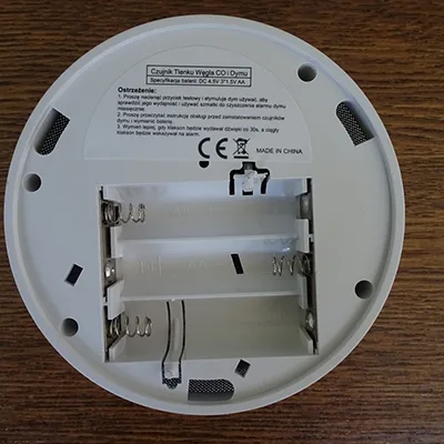 Rilevatore di monossido di carbonio «Carbon Monoxide Smoke Detector» — foto 4 dell'alert SR/01136/26
