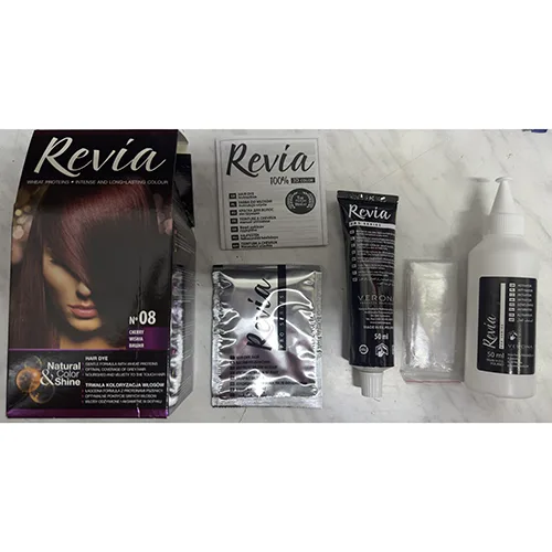 Tinture per capelli «Care coloring cream, Natural &amp; Color shine» (Revia Verona)