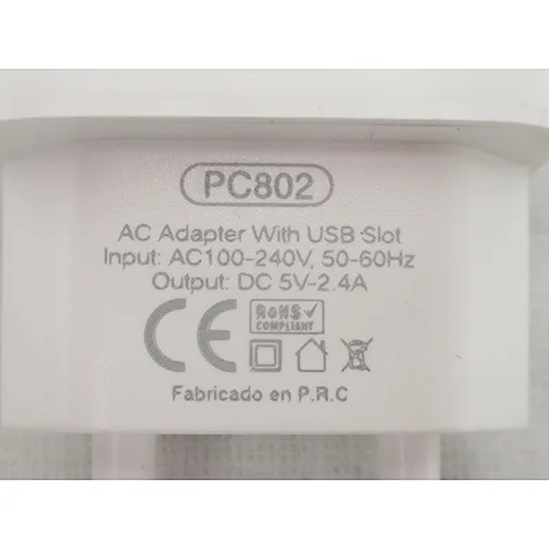 Caricabatterie USB «CARGADOR RAPIDO» — foto 3 dell'alert SR/02313/25