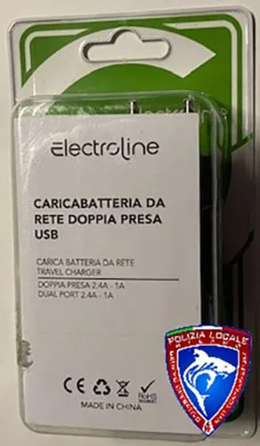 Caricabatterie USB «CARICABATTERIA DA RETE RAPIDO» — foto 2 dell'alert A12/03153/23
