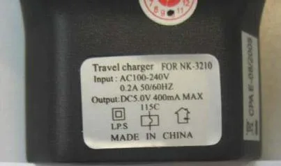 Caricabatterie da viaggio per NK – 3210 — foto 2 dell'alert 0877/08