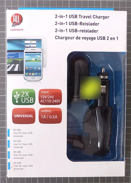 Caricabatterie USB — foto 3 dell'alert A11/00019/23