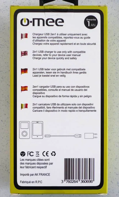 Caricabatterie USB — foto 2 dell'alert A12/00684/20