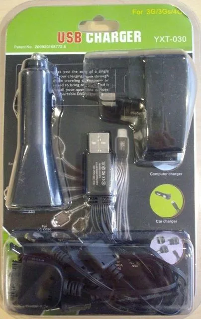 Caricabatterie USB YXT-030 per 3G/3Gs/4G &amp;#13; &amp; #13; — foto 1 dell'alert 0767/12