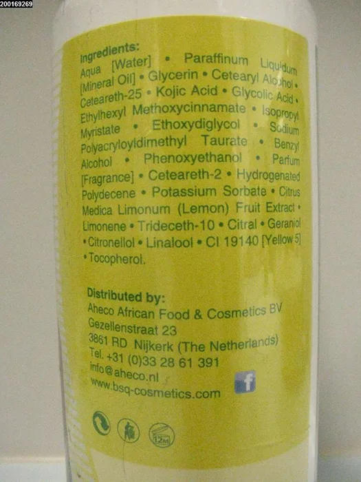 Prodotto per l'illuminazione della pelle «Caro bright+ Lemon» — foto 3 dell'alert A12/00861/20