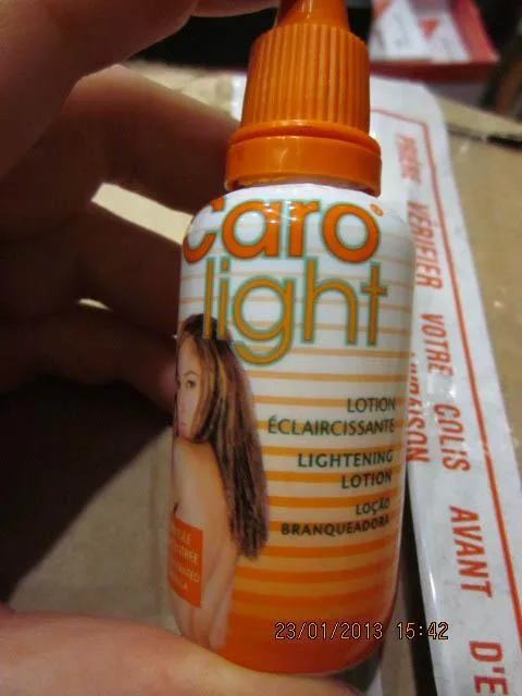 Prodotto schiarimento della pelle «CARO LIGHT - Lightening lotion» (Angel Cosmetics)