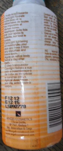 Prodotto schiarimento della pelle «Caro Light - Lightening oil» — foto 2 dell'alert A12/1258/14