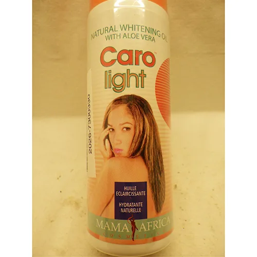 Olio per il corpo alleggerito «Caro Light natural Whitening Oil with Aloe Vera» (Mama Africa Cosmetics)