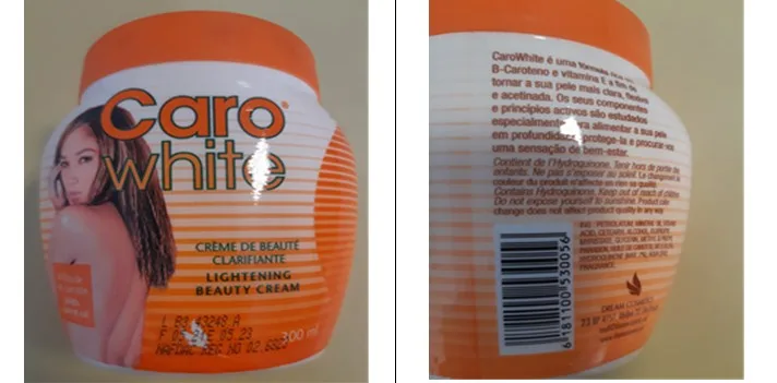 Crema per schiarire la pelle «Caro White» — foto 4 dell'alert A12/00856/22