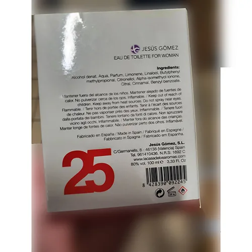 Eau de toilette «CAROL CH» (Jesus Gomez)