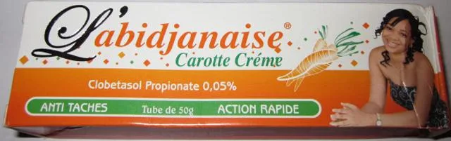 Crema schiarente per la pelle «Carotte Créme» (L'Abidjanaise)