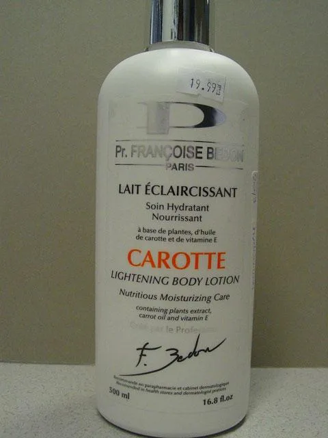 Carotte Lozione corpo illuminante (Pr. Francoise Bedon Paris)