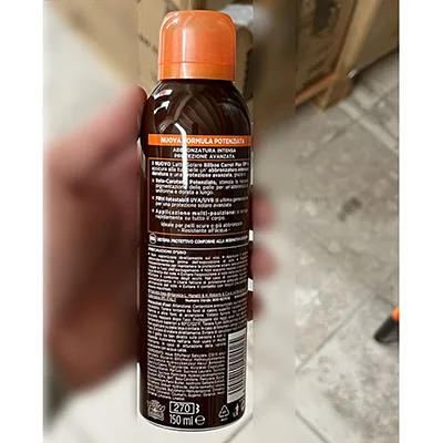 Spray abbronzante «Carrot Plus spray solare protezione 6» — foto 2 dell'alert A12/02308/24